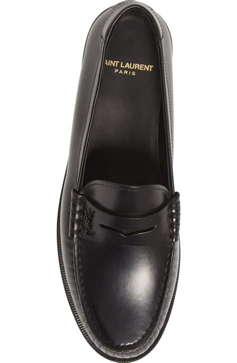 ysl rubber loafers for sale|saint laurent ladies loafers.